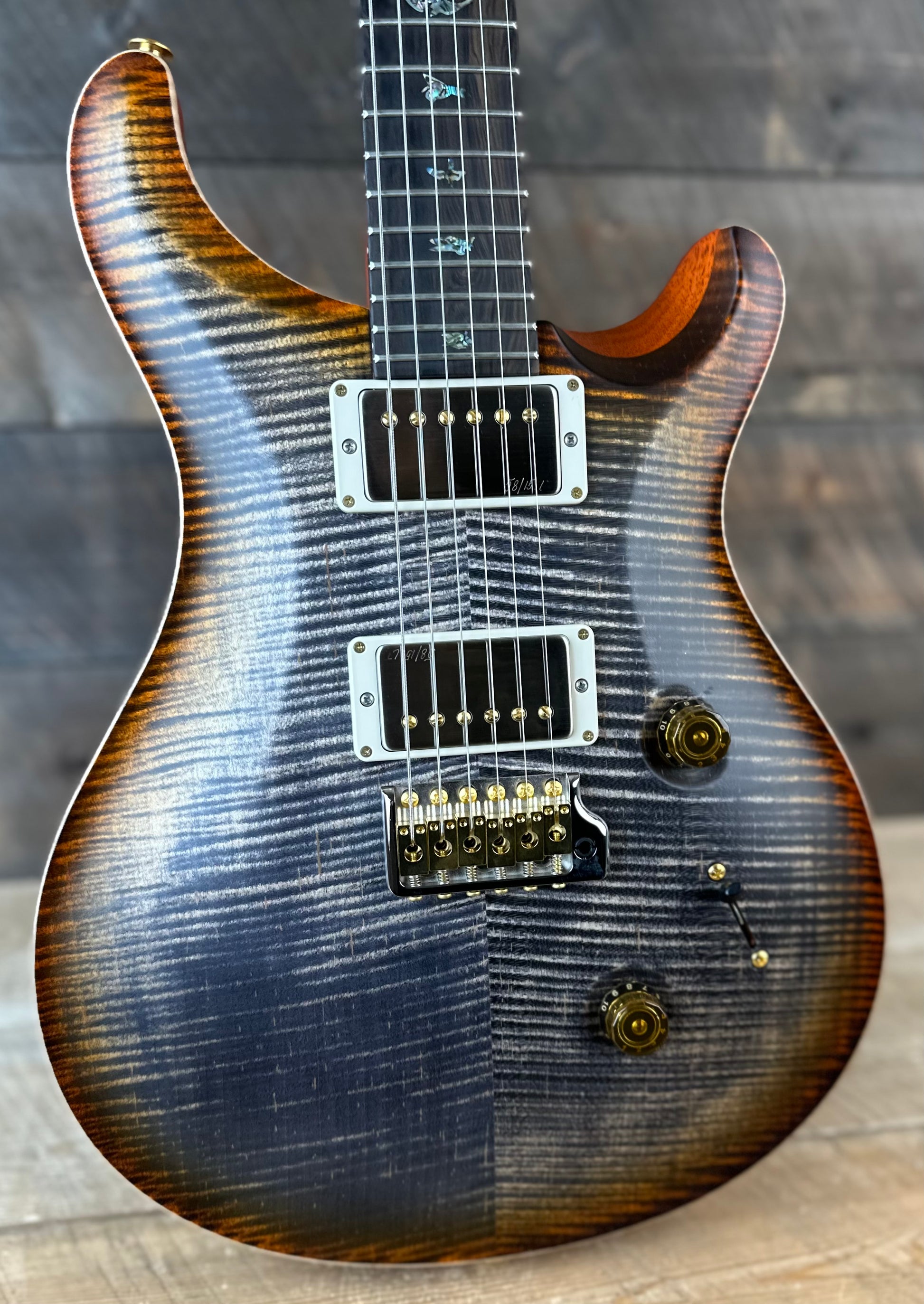 PRS Wood Library Custom 24 Amazing Highly Figured 10 top!! - Burnt PRS Wood Library Custom 24 Amazing Highly Figured 10 top!! - Burnt