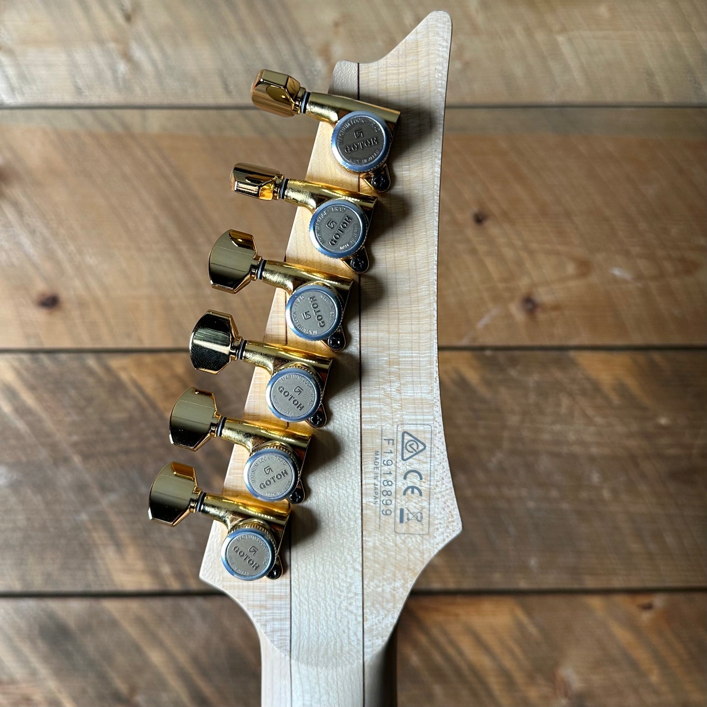 Used Ibanez PGM333 30th Anniversary Paul Gilbert Signature - Champagne Gold