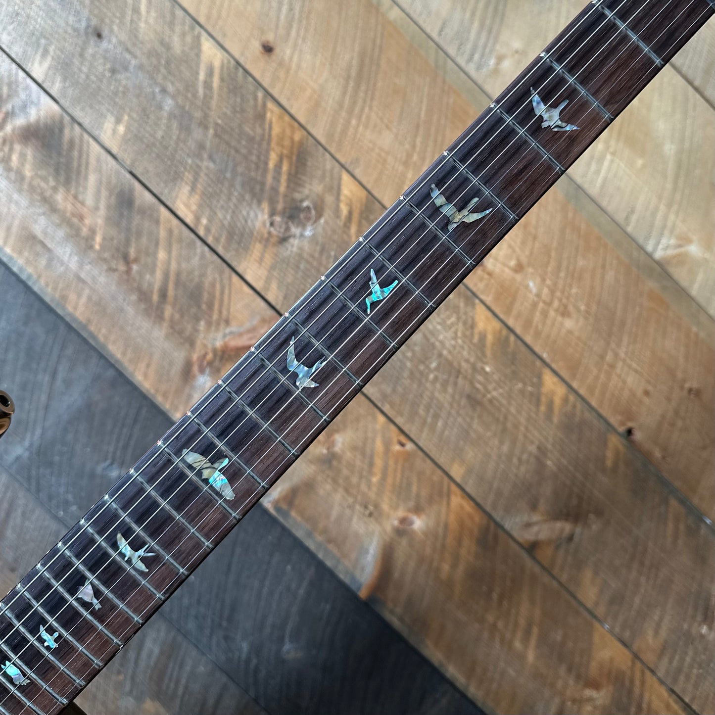 PRS Wood Library Custom 24 Flame Top  Brazilian Rosewood Fretboard!  - Livingston Lemondrop 410301