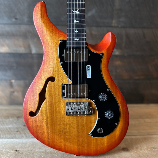 PRS S2 Vela Semi-Hollow HHT Quimper Edition – McCarty Sunburst Satin Nitro USA Electric Guitar S2089128