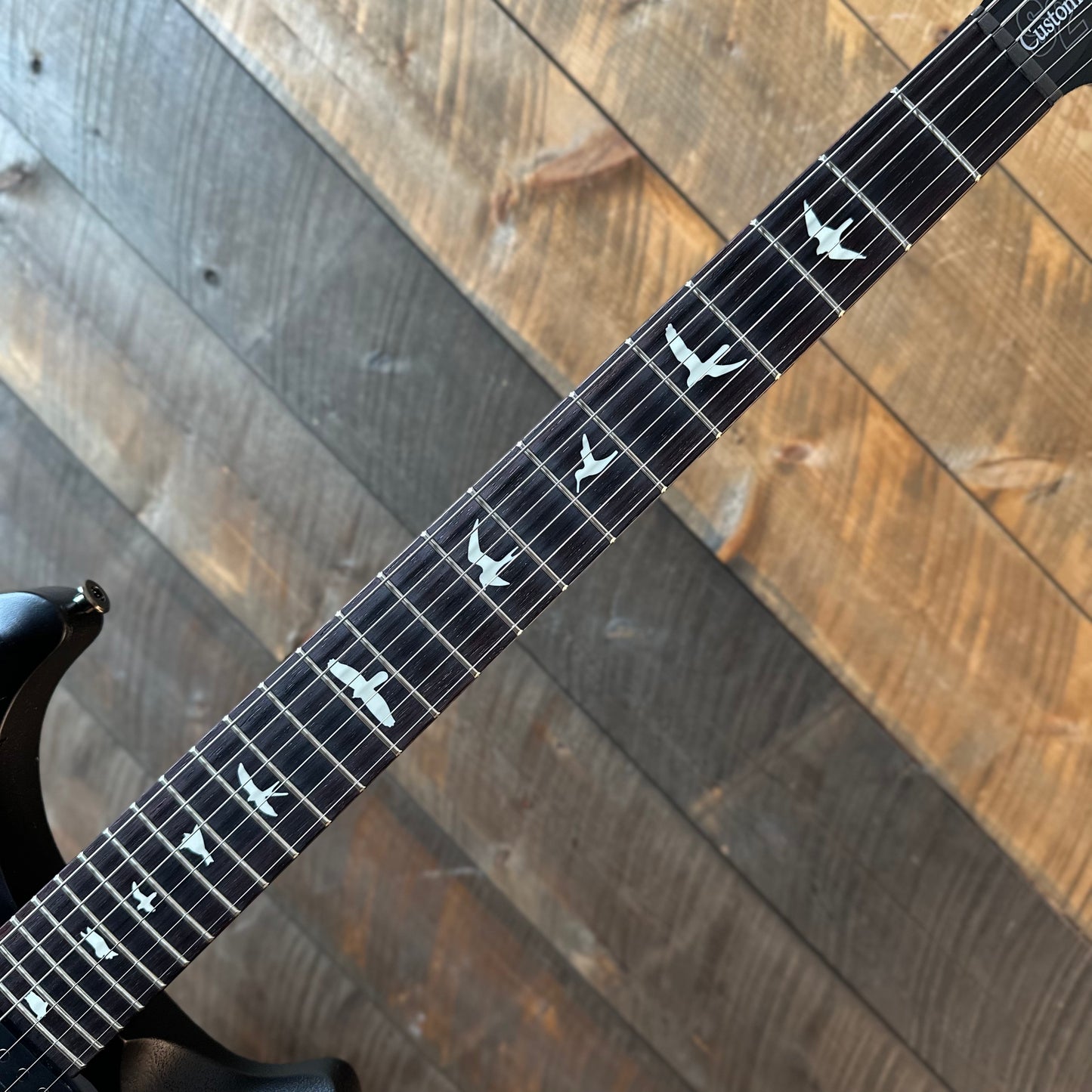 PRS Limited Wood Library Select S2 Custom 24-08 Poplar Burl Top - Charcoal Burst S2088895