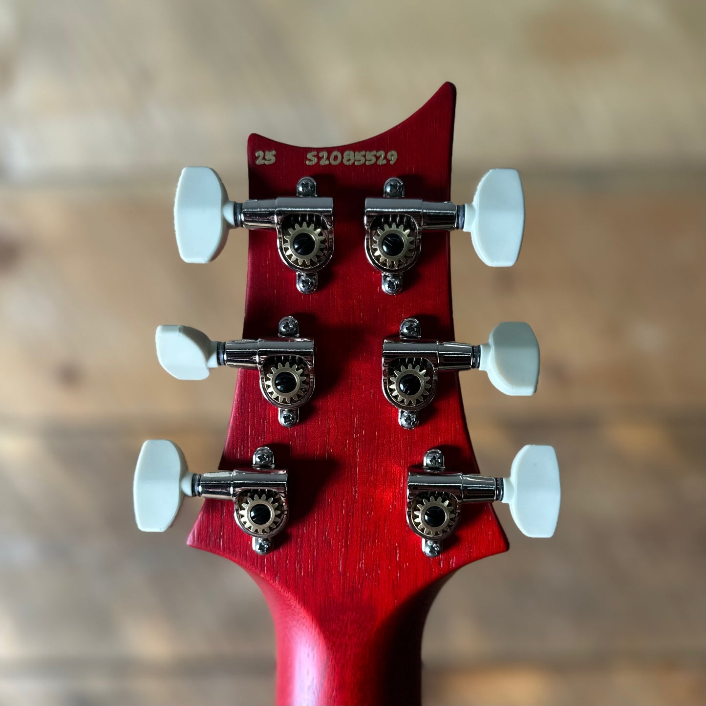 PRS S2 Wood Library Custom 24-08 QS Exclusive Satin Run! - Bonnie Pink Cherry Burst S2085529