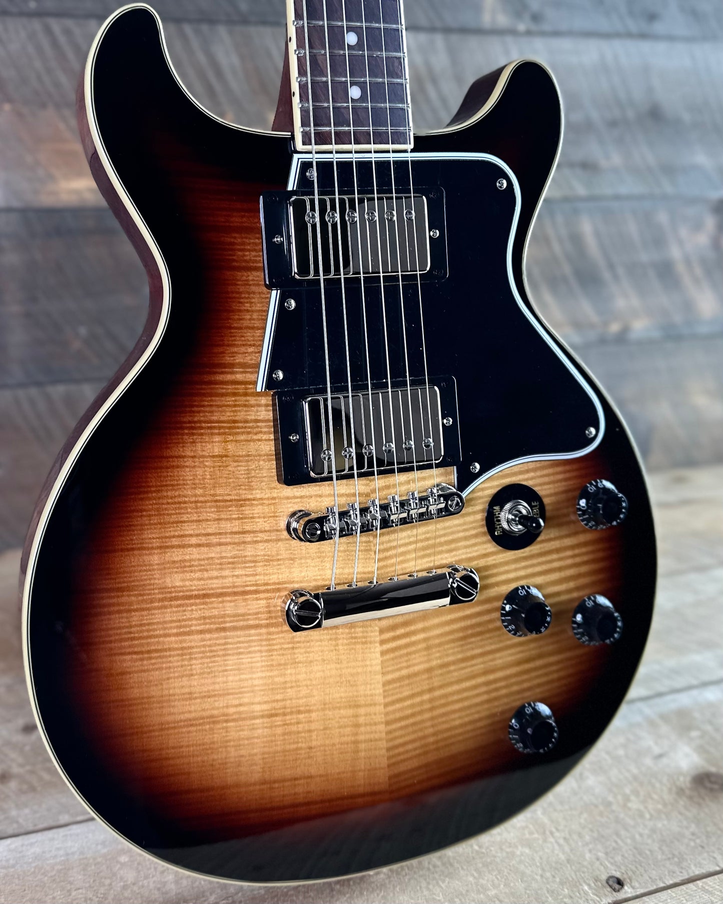 Epiphone Les Paul Special Double Cut Figured - Bourbon Burst 25101524456