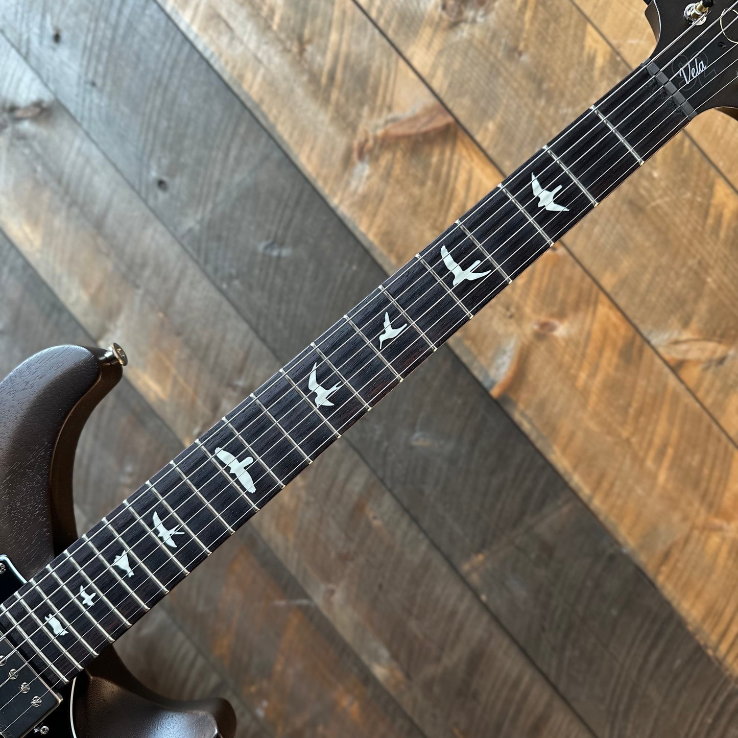 PRS S2 Vela Semi-Hollow HHT Quimper Edition – Walnut Satin Nitro USA Electric Guitar S2089126