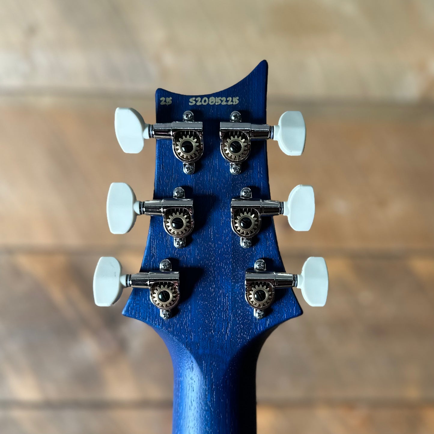 PRS S2 Wood Library Custom 24-08 QS Exclusive Satin Run! - Lake Blue S2085225