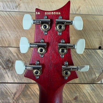 PRS S2 Wood Library Special Semi-Hollow Quilted Top - Satin Bonni Pink Cherry Burst S2088416