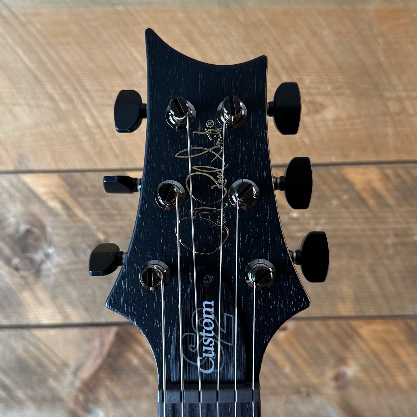 PRS Limited Edition Wood Library Select S2 Custom 24 Poplar Burl Top - Charcoal Burst S2089071