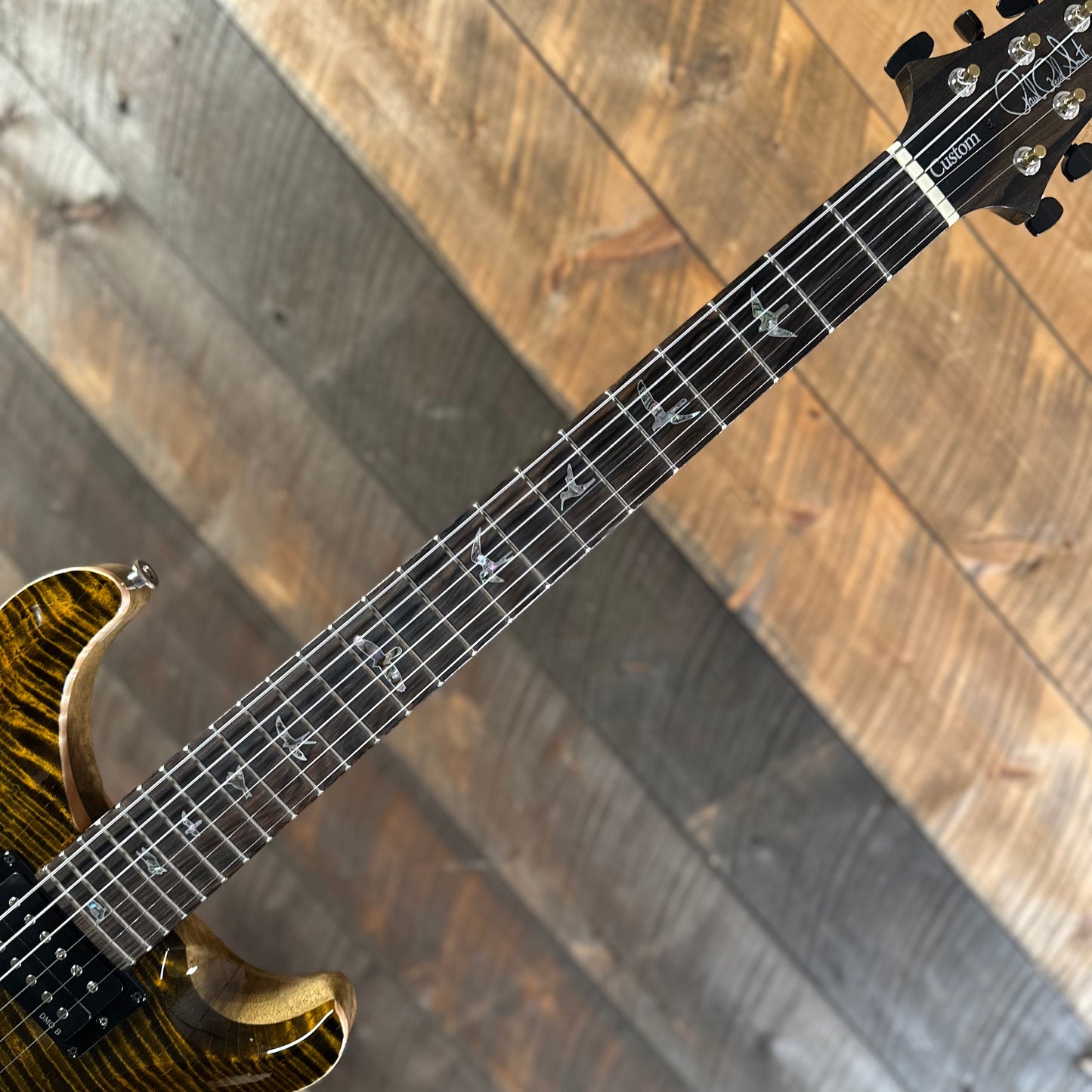 PRS Wood Library Custom 24 Stoptail Limited Edition - Tiger Eye (Natural Back) 430491