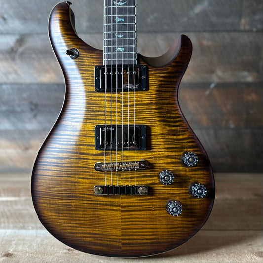 PRS Wood Library McCarty 594 Flamed Maple 10 Top, Swamp Ash Back, Stained Maple Neck, Bound Ebony FB - Satin Black Gold Burst 418877