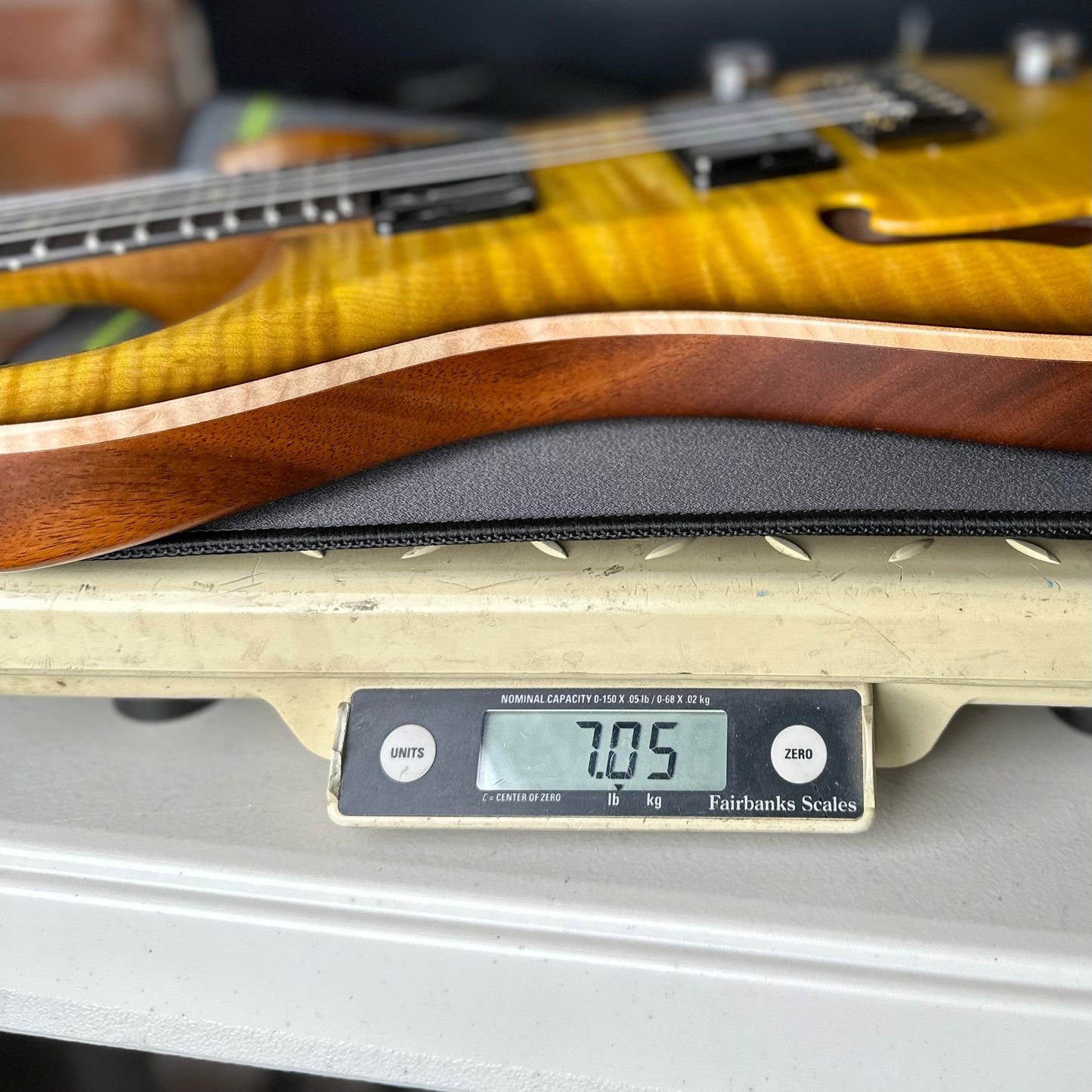 PRS Wood Library Custom 24 Fatback Semi-Hollow! - Satin Livingston Lemondrop 423671