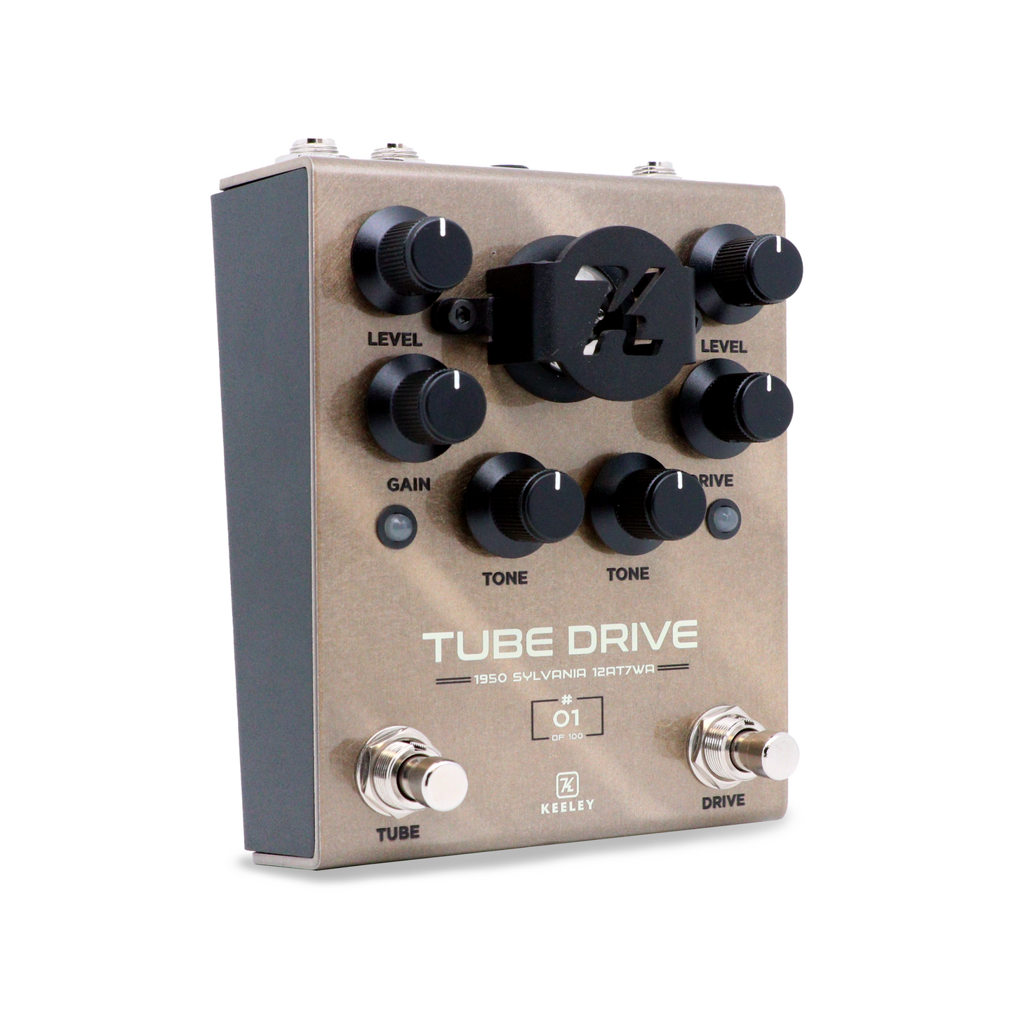Keeley Tube Drive – 12AT7WA Limited Run - Brushed Gold Finish