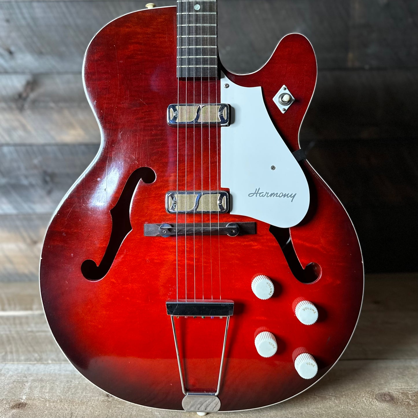 Vintage 1960's Harmony Rocket H-54 - Cherry Red