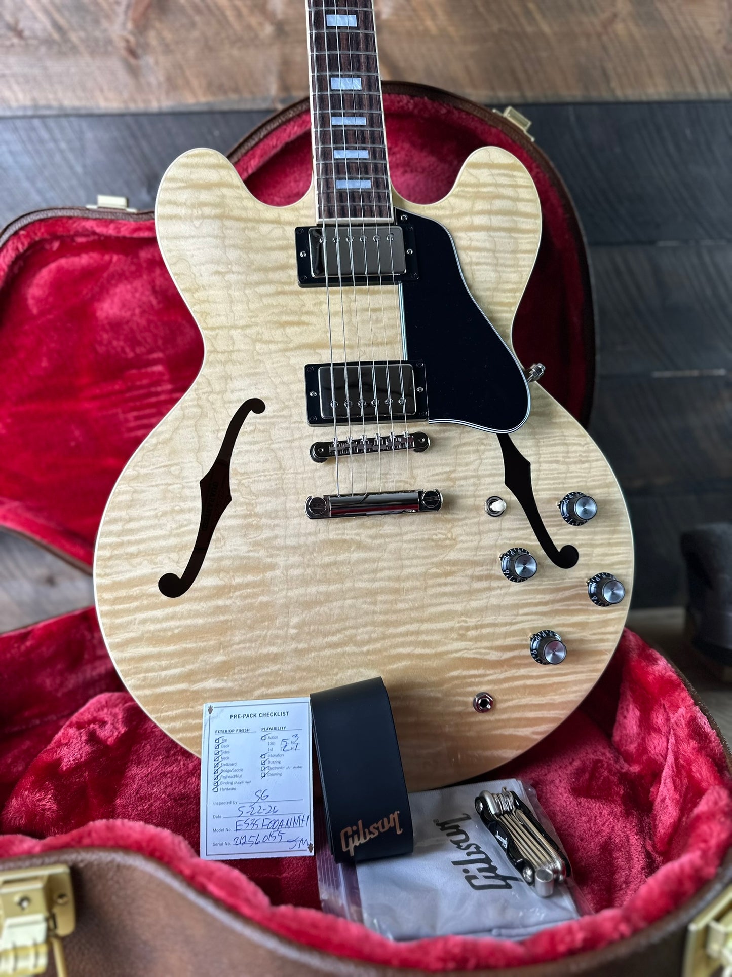 Gibson ES-335 Figured - Antique Natural 212560155