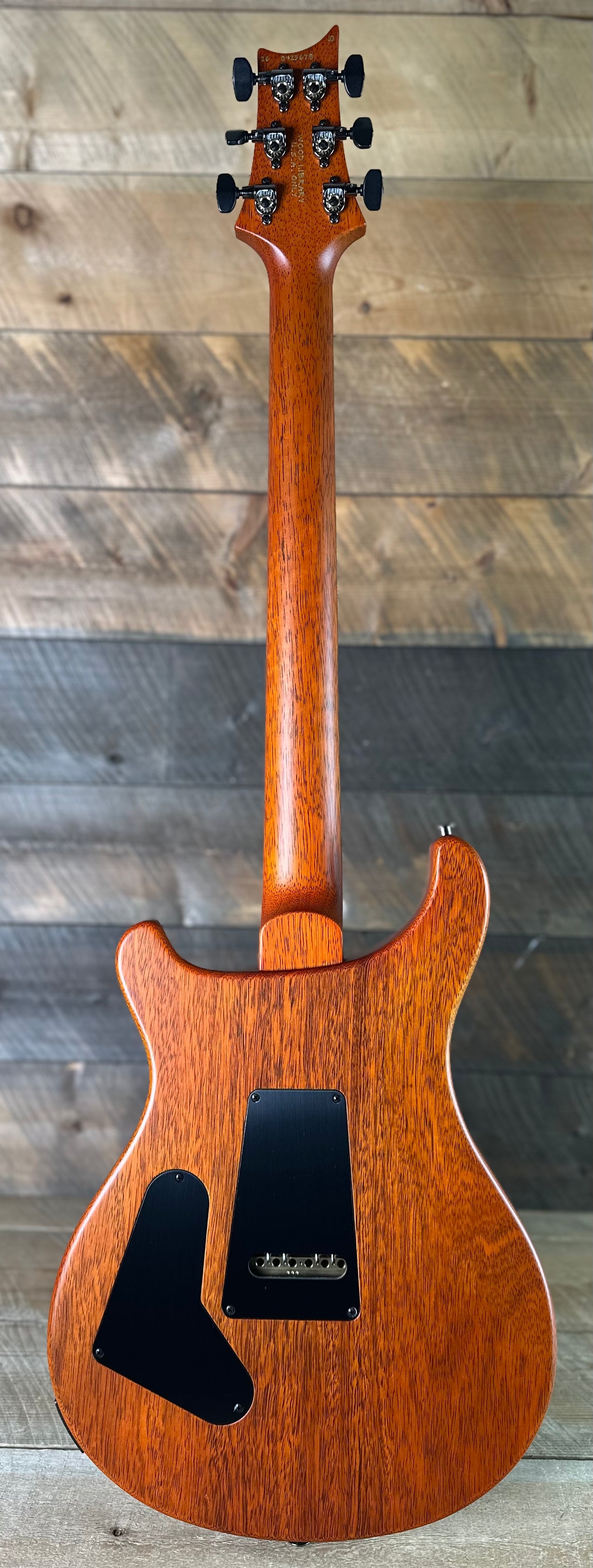 PRS Wood Library Custom 24 Amazing Quilted 10 top!!, Korina Body/Neck, Brazilian Rosewood FB - Satin Burnt Maple Leaf 423678