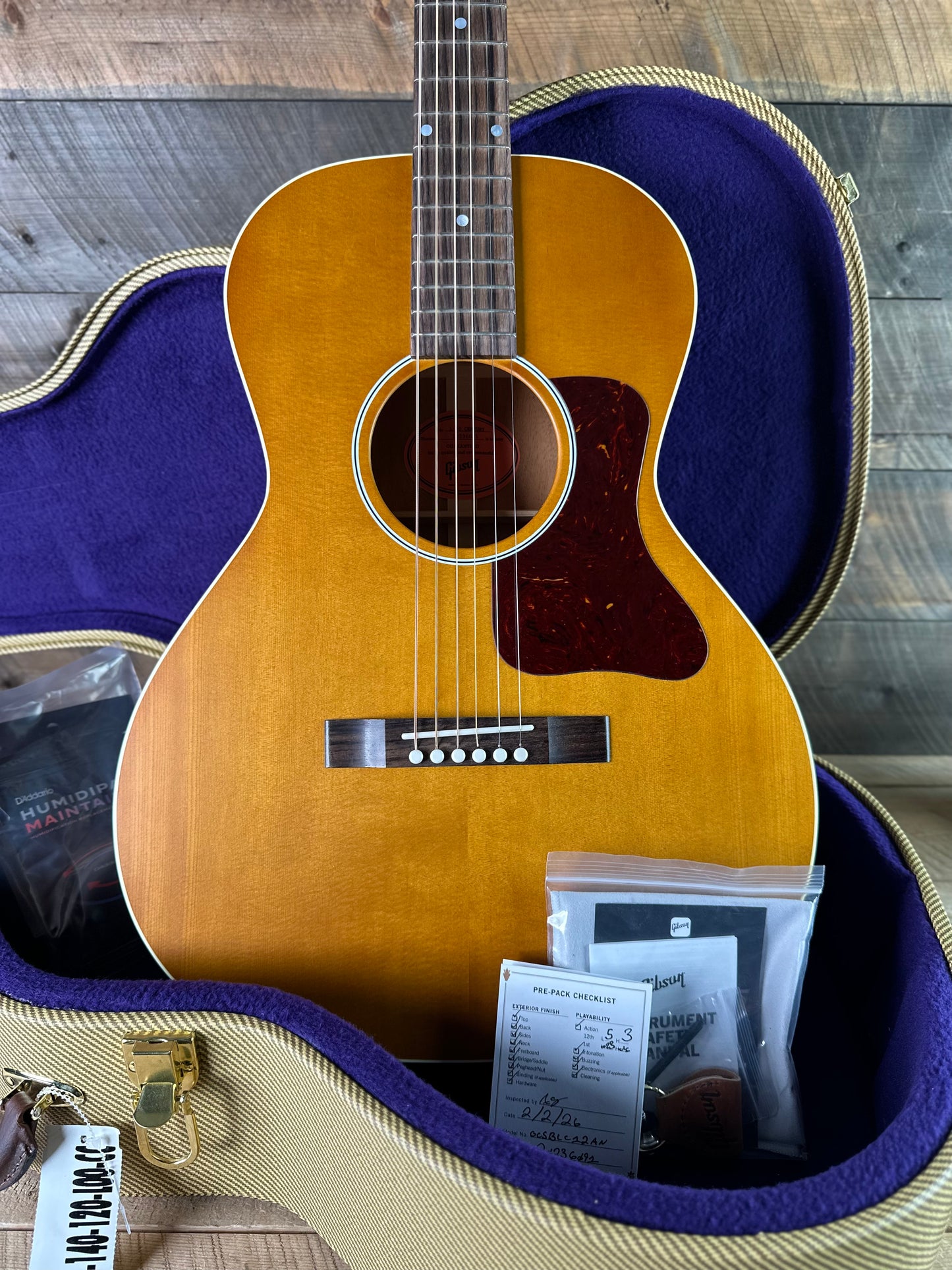 Gibson L-00 Century 12-Fret Acoustic - Vintage Amber 20236091