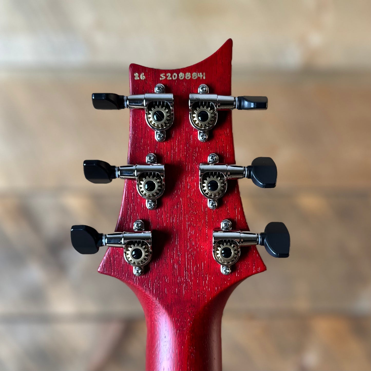 PRS S2 Vela Semi-Hollow HHT Quimper Edition – Vintage Cherry Satin Nitro USA Electric Guitar S2088841
