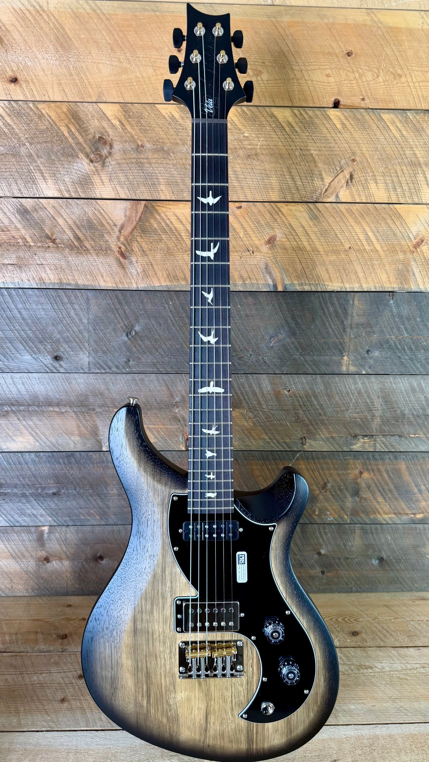 PRS S2 Vela Limited Edition Black Limba - Satin Natural Smokeburst S2088505