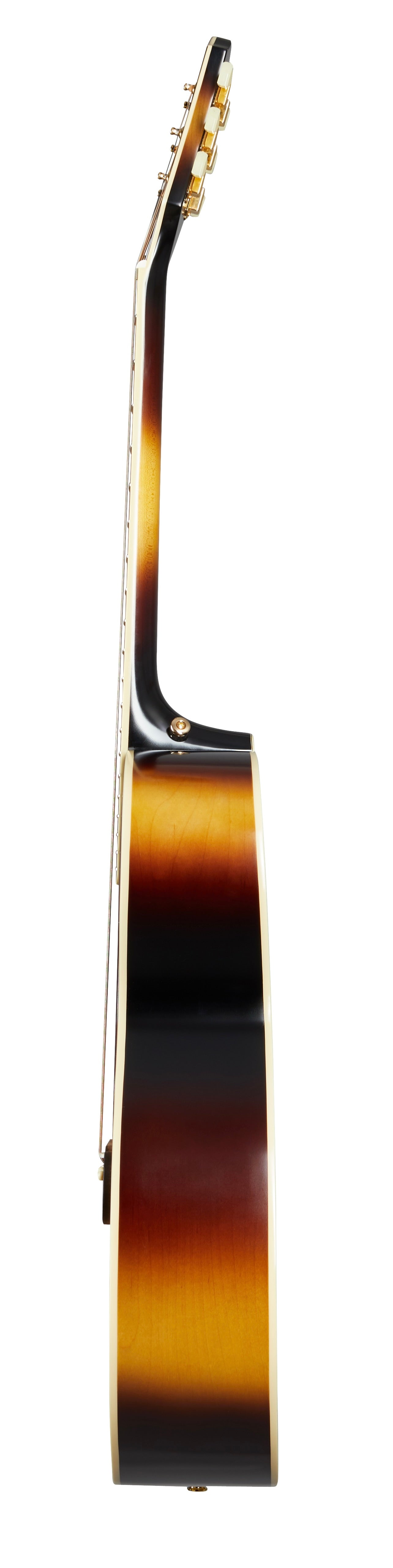 Epiphone Inspired by Gibson J-200 Acoustic-Electric Guitar - Aged Vintage Sunburst Gloss