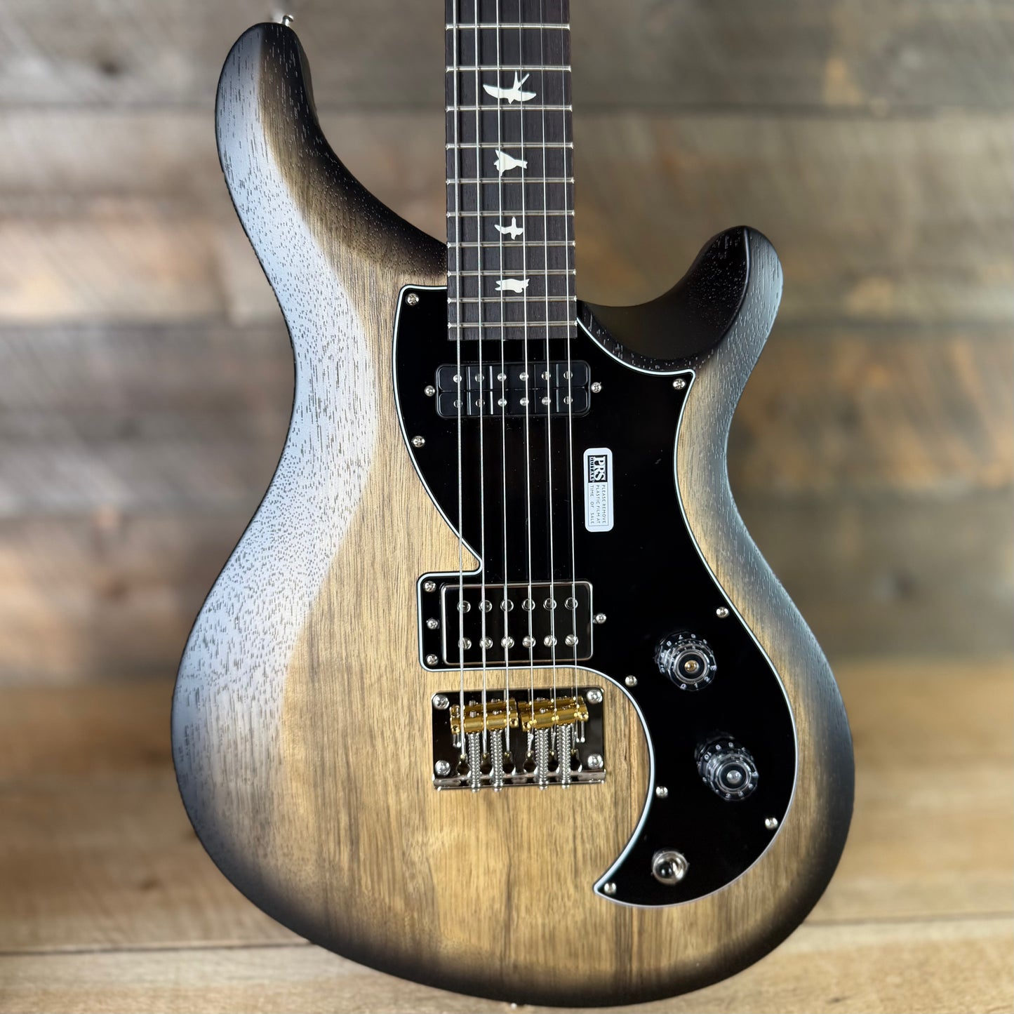 PRS S2 Vela Limited Edition Black Limba - Satin Natural Smokeburst S2088505