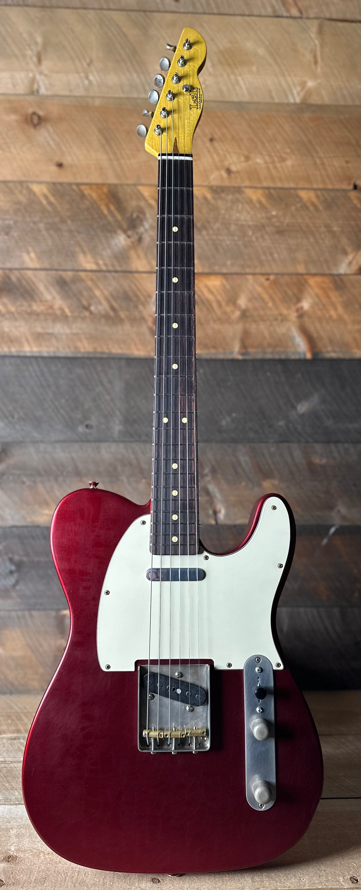 LSL Instruments Limited Chris Fleming Series 60's T-bone Light Age - (Fleming Style) Candy Apple Red GOJI 8383