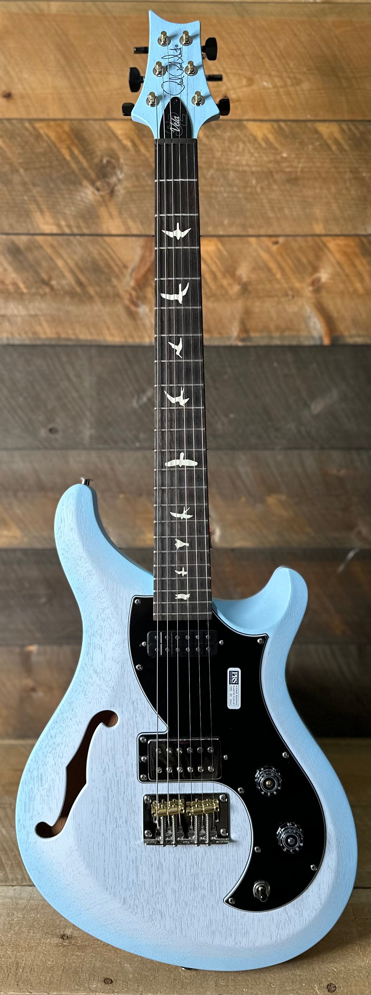 PRS S2 Vela Semi-Hollow Satin - RARE! Custom Color Cloud Burst S2084169