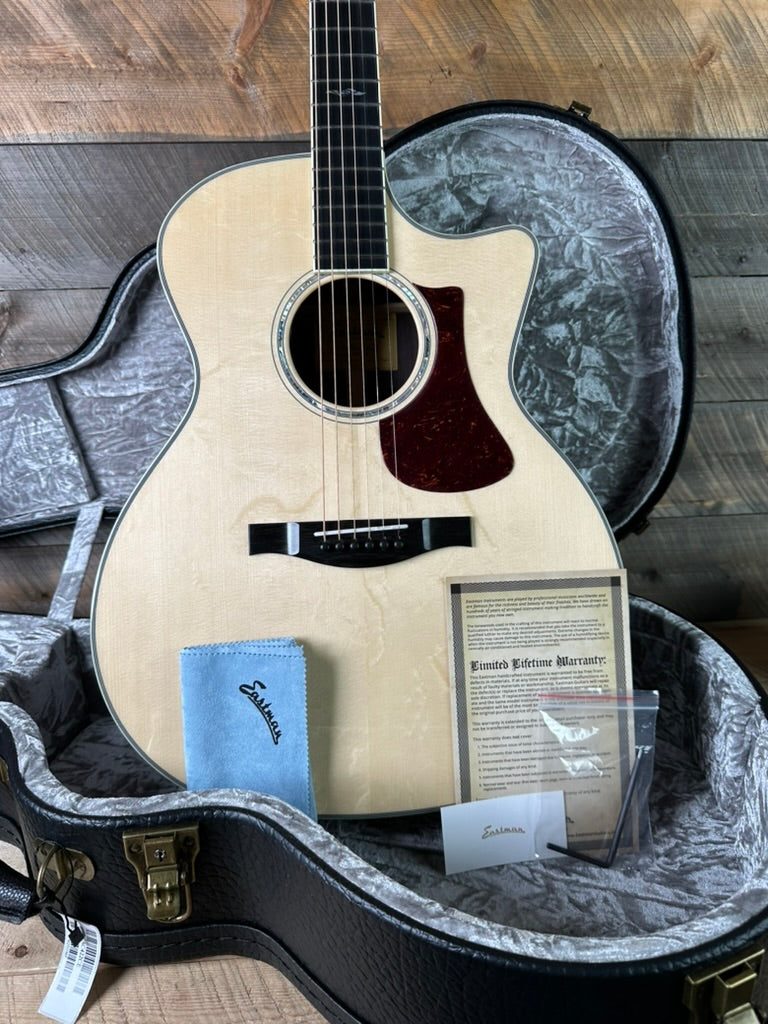 Eastman AC422CE Grand Auditorium Acoustic - Natural