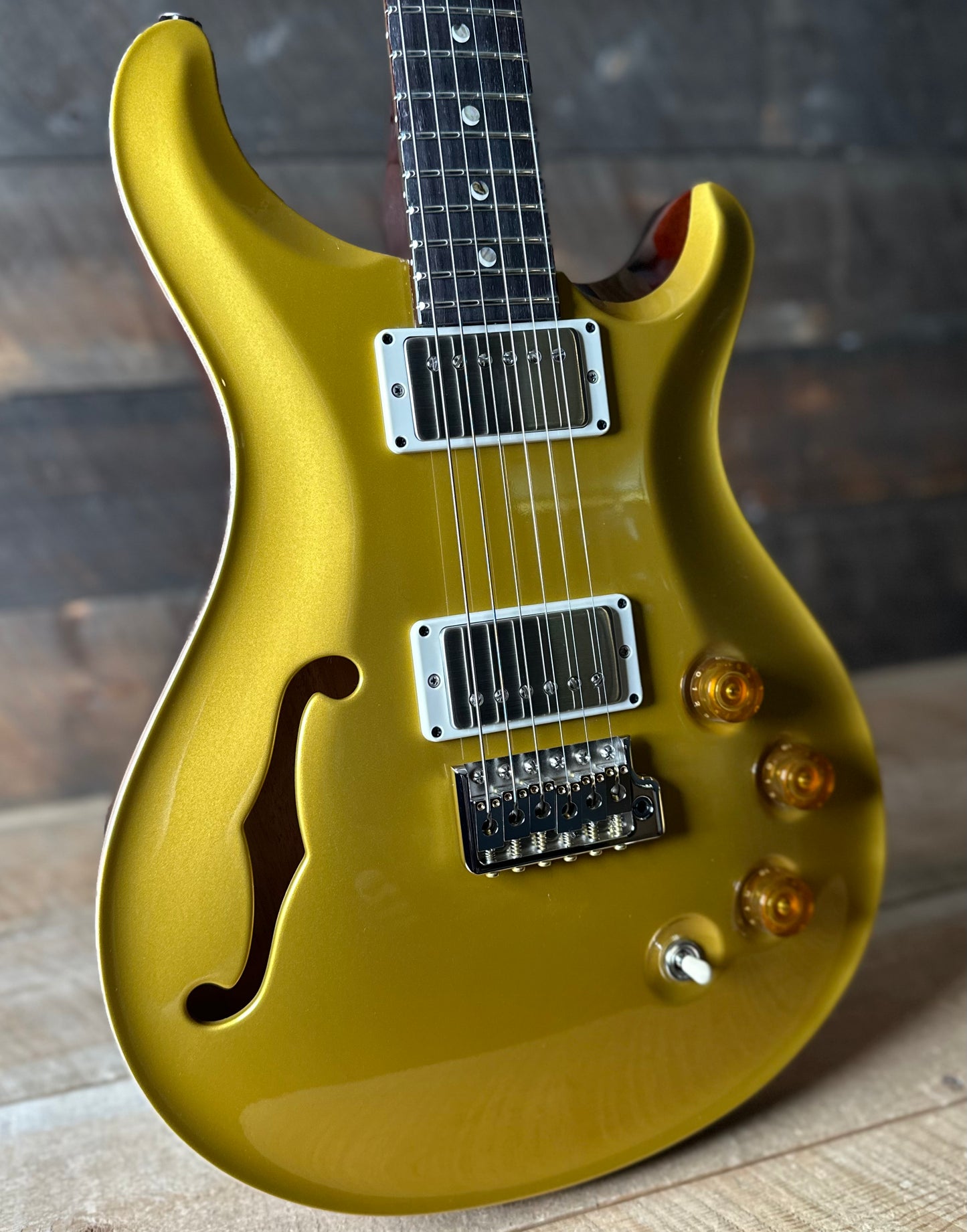 PRS DGT Semi-Hollow - Gold Top 420524
