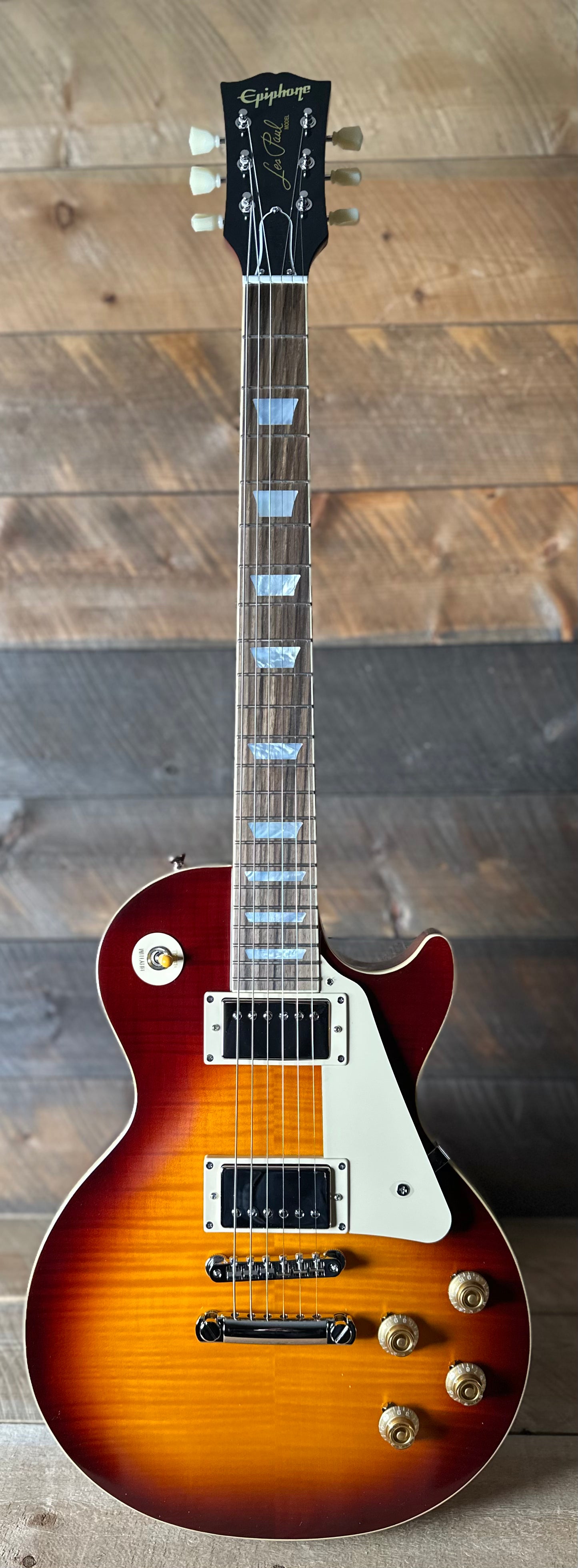 Epiphone Inspired By Gibson 1959 Les Paul Standard - Deep Cherry Sunburst  24121522523