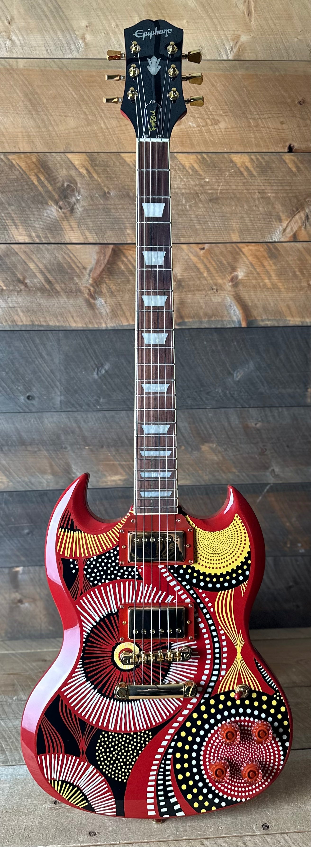 Used Epiphone Fatoumata Diawara Signature SG - Fire Ember Red