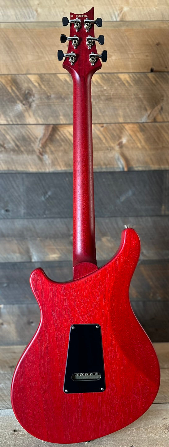 PRS S2 Vela Semi-Hollow HHT Quimper Edition – Vintage Cherry Satin Nitro USA Electric Guitar S2088986