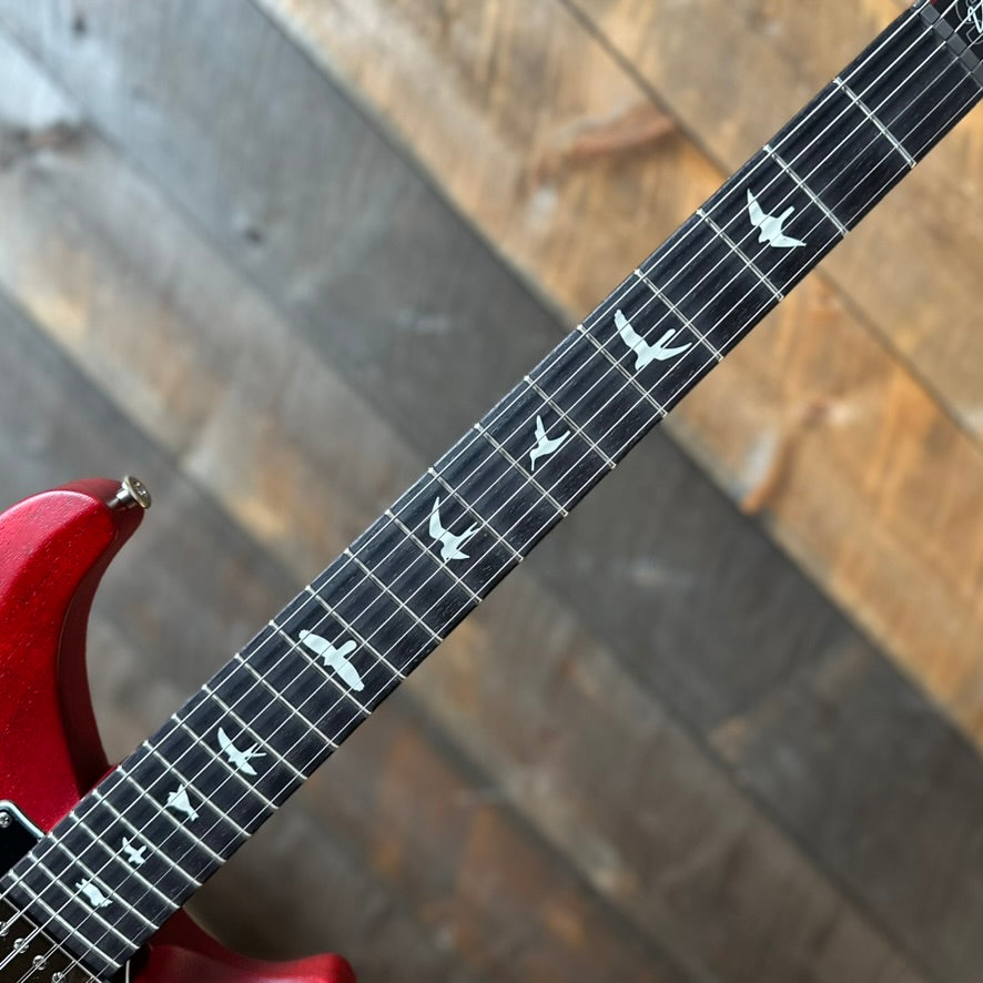 PRS S2 Vela Semi-Hollow HHT Quimper Edition – Vintage Cherry Satin Nitro USA Electric Guitar S2089021