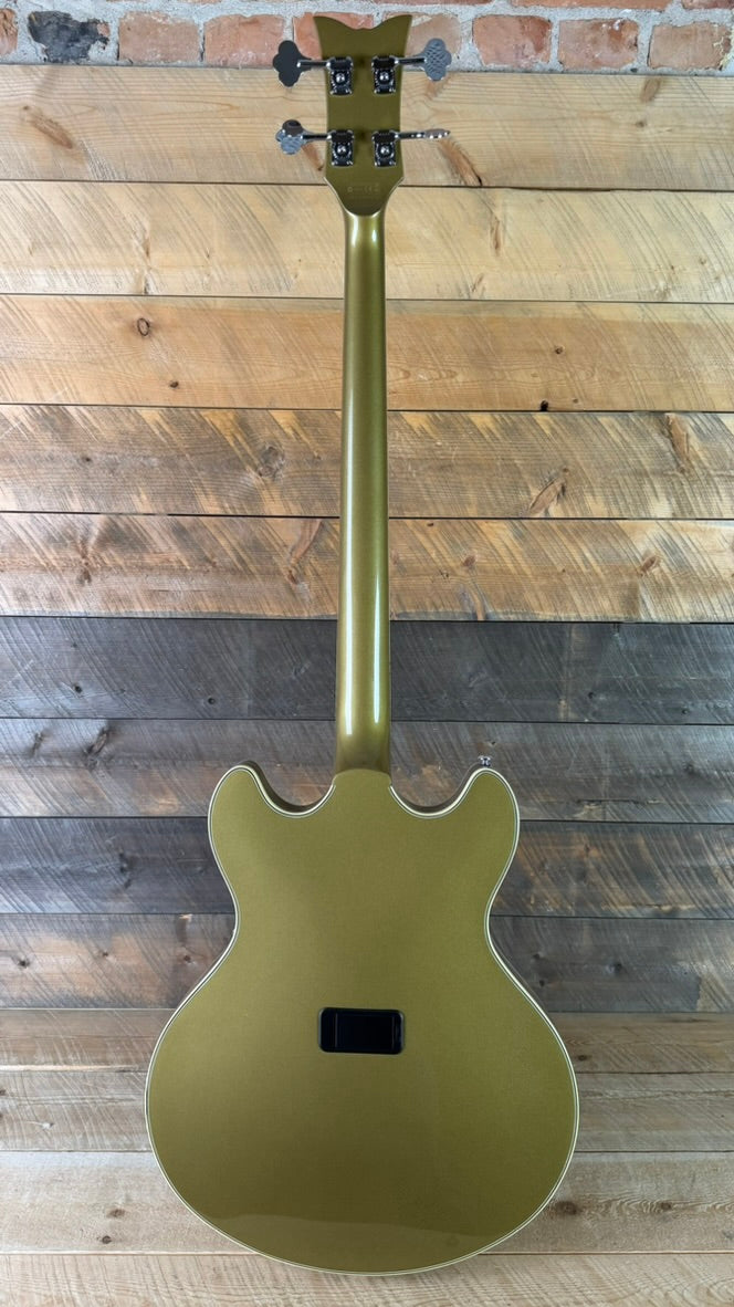 Used Schecter Corsair Bass Metallic Gold Excellent Condition