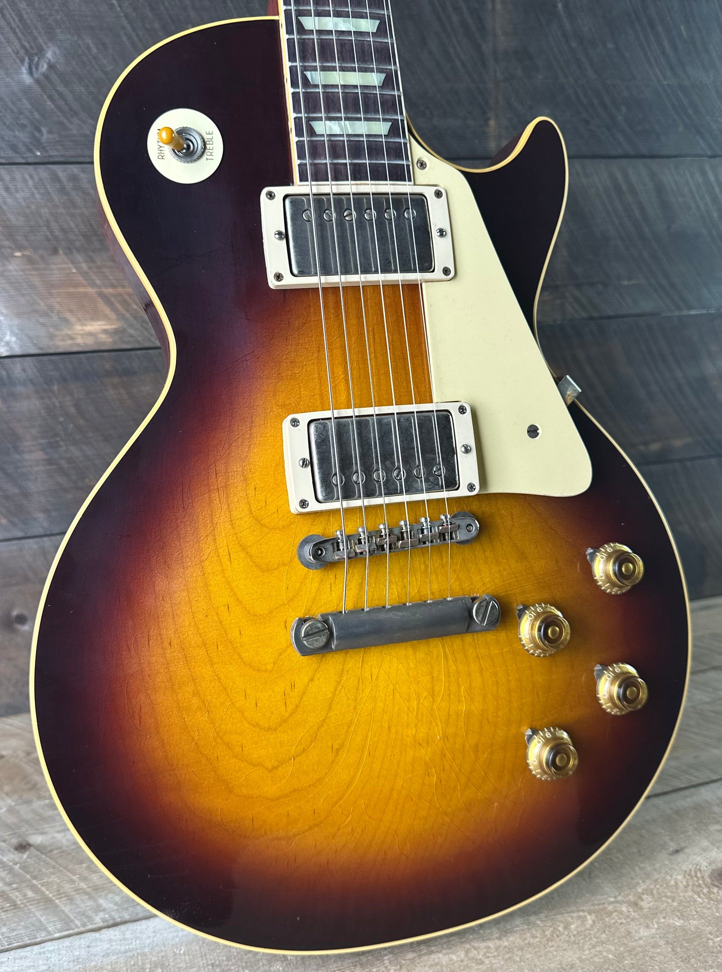 Gibson Custom 1958 Les Paul Standard Reissue, Ultra Light Aged 8.00 LBS!  - Bourbon Burst 86257