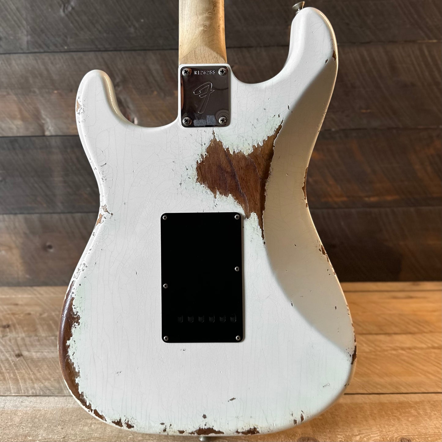 Used Fender Custom Shop 1969 Stratocaster Heavy Relic Single Pickup - Faded Frost White