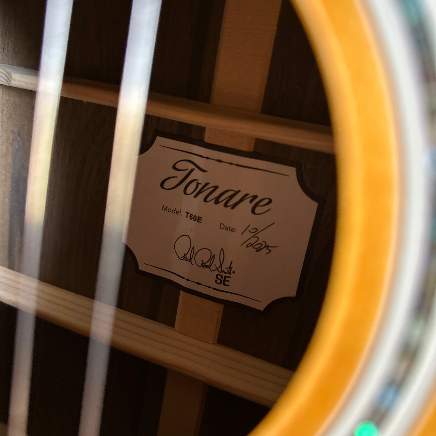 *PRS Roadshow Guitar* PRS SE Tonare T60E Acoustic - Natural