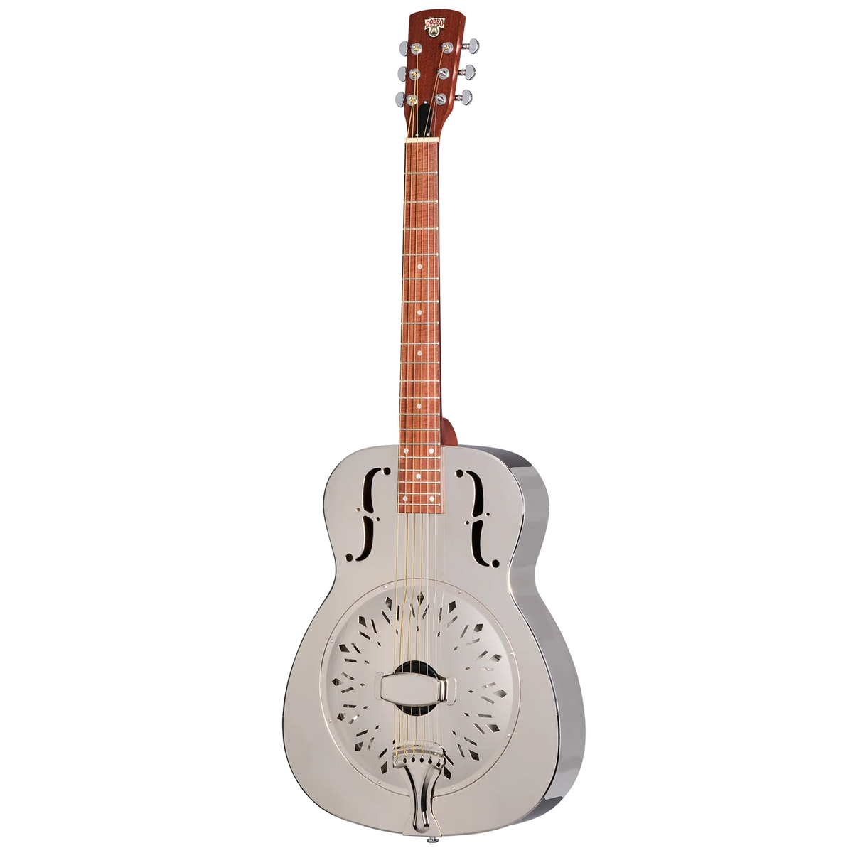 Epiphone Dobro Hound Dog M-14 Metalbody (Round Neck) W/Dobro Hardshell Case - Nickel