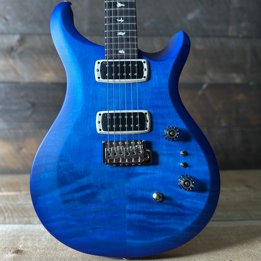 PRS S2 Wood Library Custom 24-08 QS Exclusive Satin Run! - Lake Blue S2085225