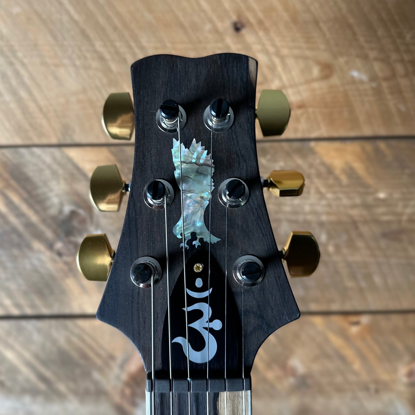 PRS Wood Library Santana Retro 10 Top, Korina Back & Neck, Ziricote FB!! - Bonnie Pink W/Blue Back! 418668
