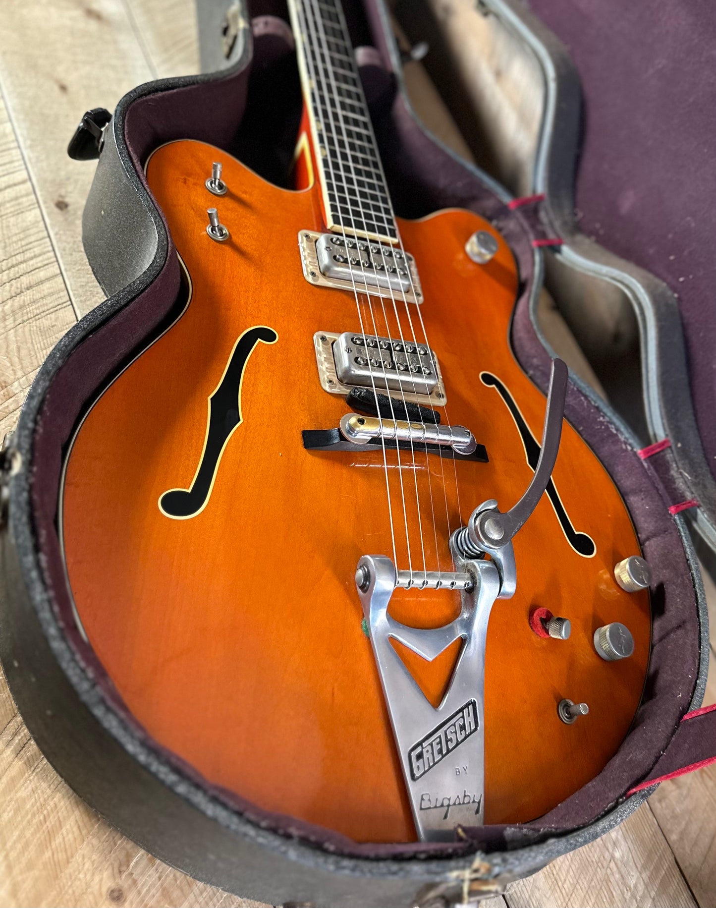 Vintage 1964 Gretsch Chet Atkins 6120 Nashville - Western Orange