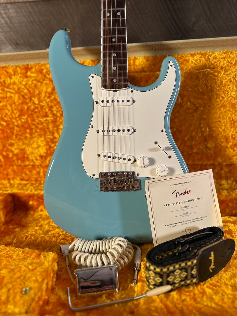 Used Fender Eric Johnson Stratocaster with Rosewood Fretboard - Tropical Torquoise