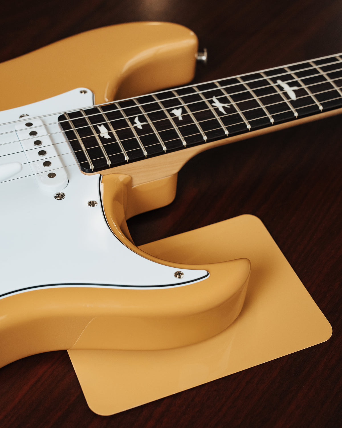 *Pre-Sale Estimated ship date 12/26* PRS USA John Mayer Silver Sky Defender Limited Edition - Sandglow Yellow
