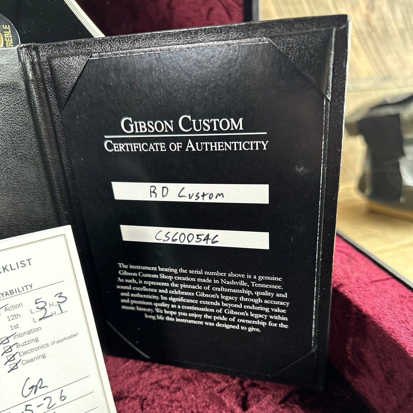 Gibson Custom RD Custom - Ebony CS600546