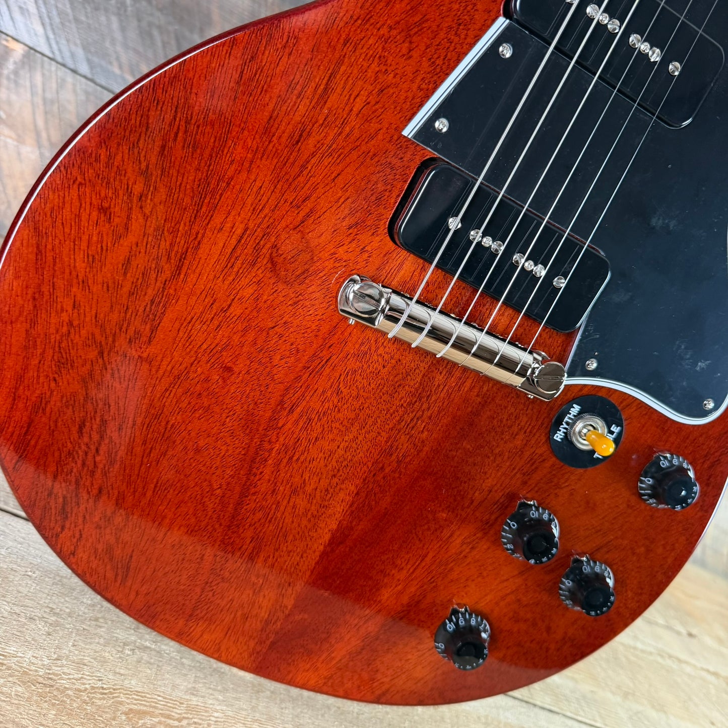 Epiphone Inspired By Gibson Custom 1960 Les Paul Special DC - Cherry Red 26011520951