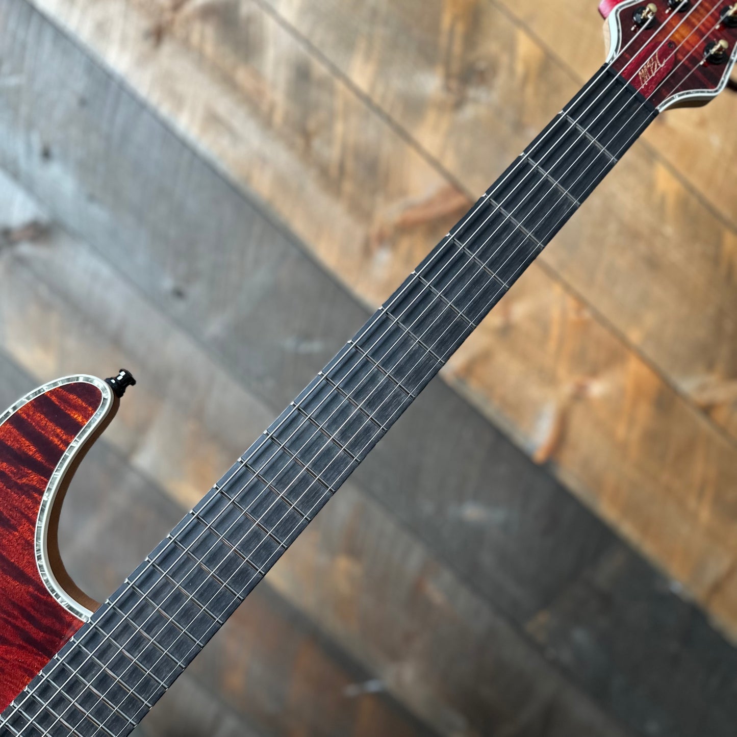 Used Mayones Regius BT 6 Quilted 4A Top - Dark Lava Burst!
