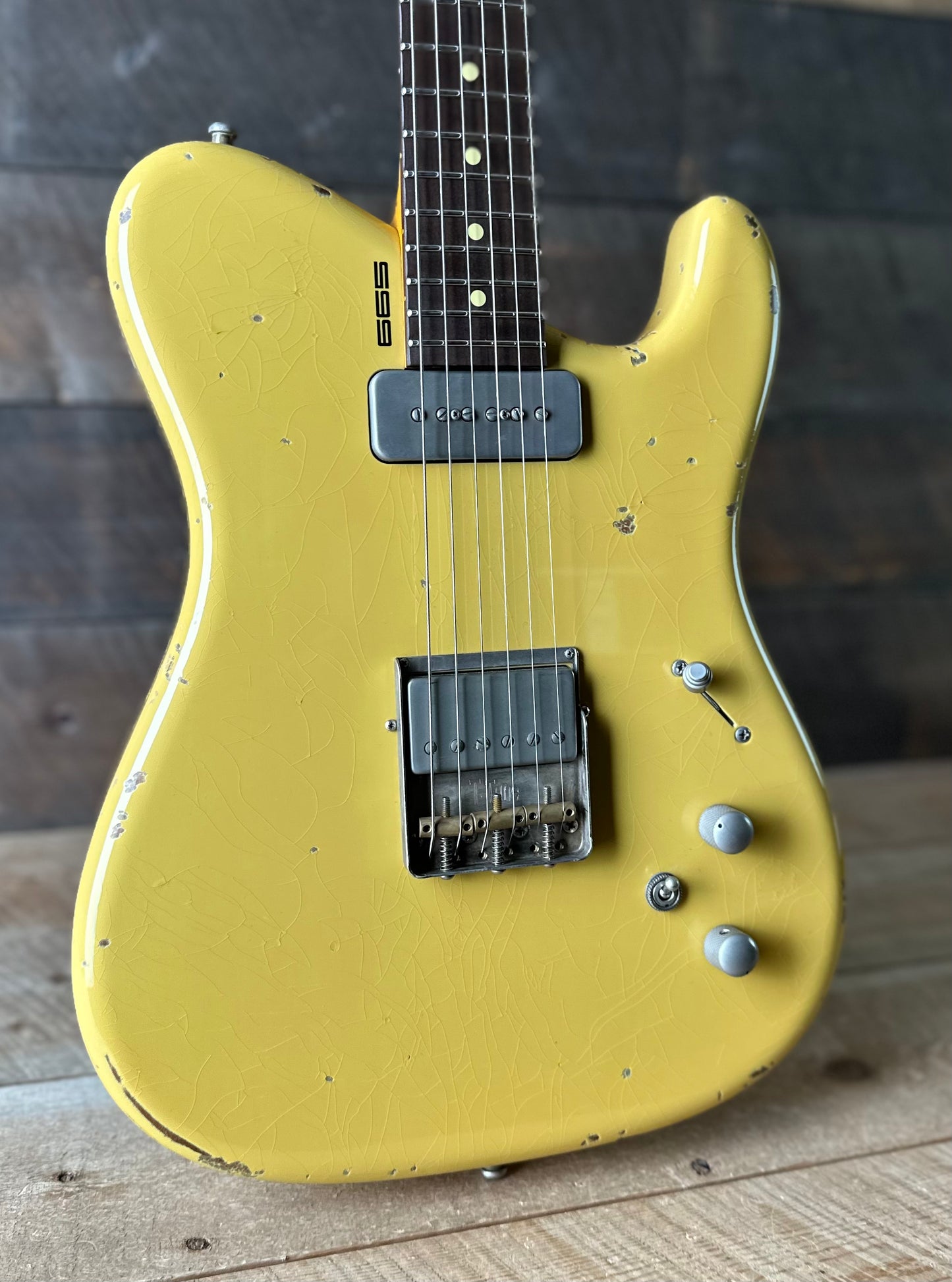 Tausch Guitars 665 Raw - Marshmallow Yellow 32603
