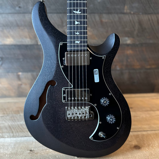 PRS S2 Vela Semi-Hollow HHT Quimper Edition – Charcoal Satin Nitro USA Electric Guitar S2089207
