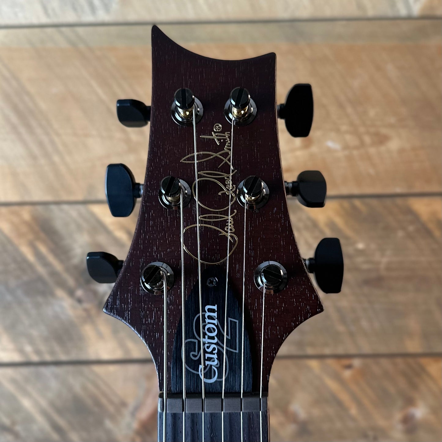 PRS Limited Edition Wood Library Select S2 Custom 24-08 Poplar Burl Top - Black Gold Burst  S2089070