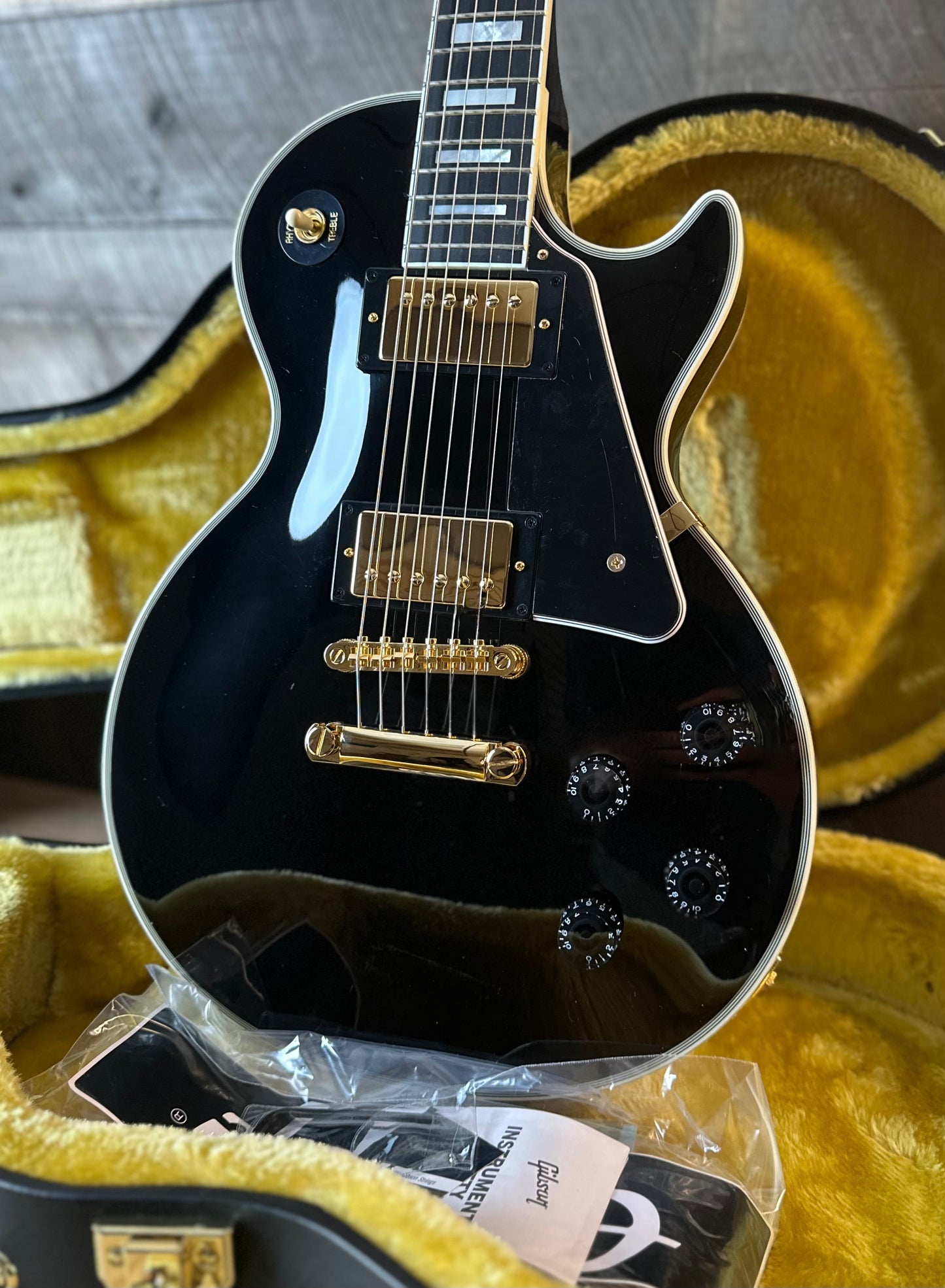 Epiphone Inspired By Gibson Custom Les Paul Custom - Ebony 26031526422