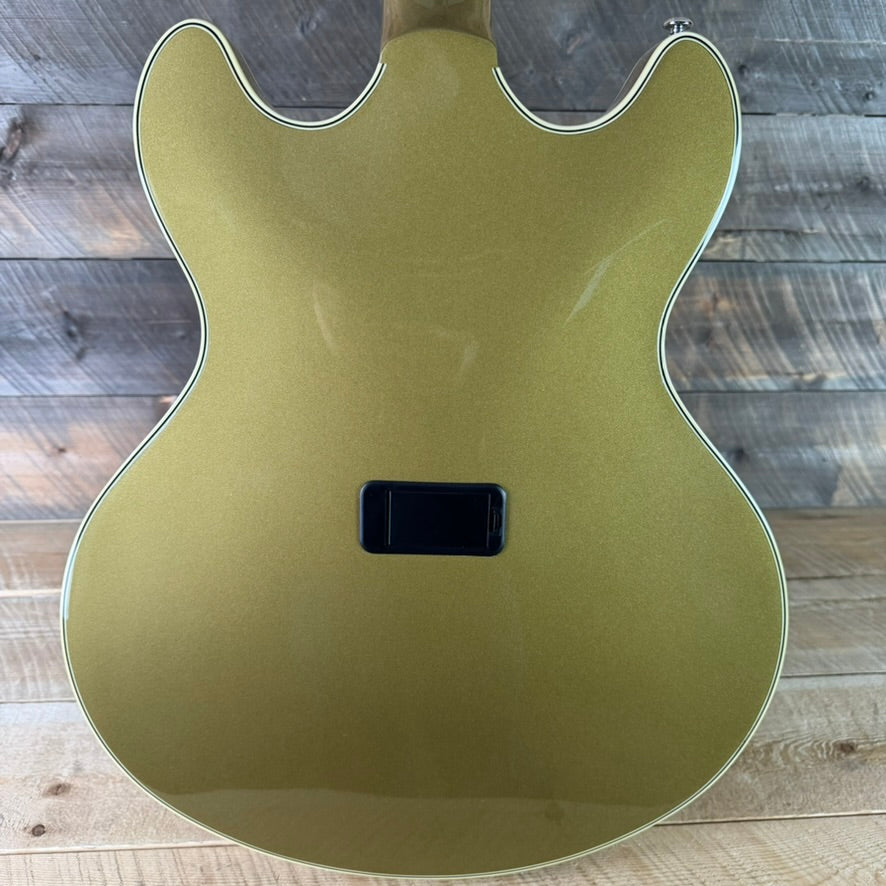Used Schecter Corsair Bass Metallic Gold Excellent Condition