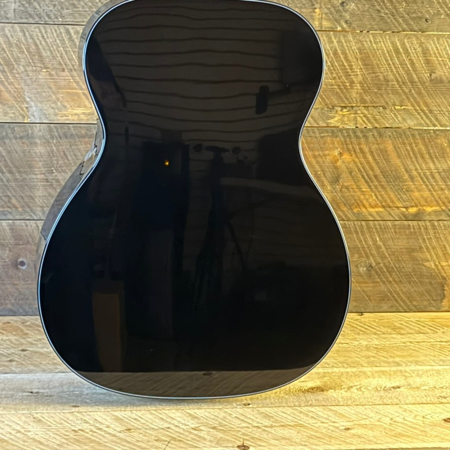 Martin Custom Shop 18 Style  OO Acoustic Guitar Gloss Black Satin Neck with Pale Moon Ebony FB Hardcase